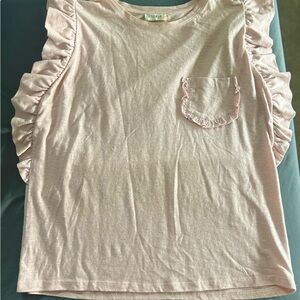 Pink Ruffled Women’s Top
